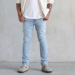 OUTERKNOWN SEA Jeans The Cove Slim Light Blue Wash Size 31x30